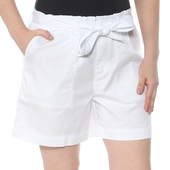 White Cargo Linen like Sanctuary "Standard Surplus" Shorts - Picture 1 of 5